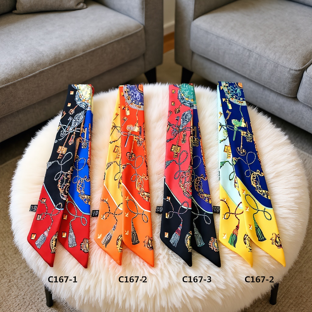 Print Scarf Four Seasons Prese - огляд і ціна Women Fashion Necktie