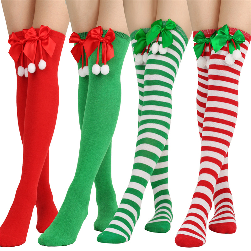 Christmas Bow Tie Knit Socks a - огляд і ціна Women Fashion Over The Years