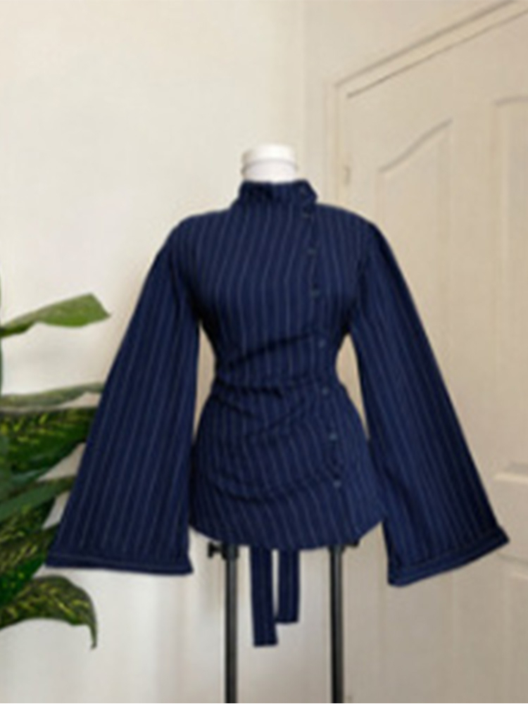 Women Long Sleeve Top Vertical - огляд і ціна Women Fashion Necktie