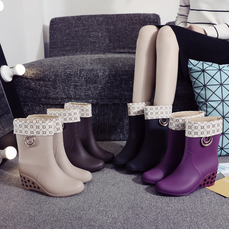 Korean Style Wedges Mid Tube R - огляд і ціна Women'S Fashion Korea