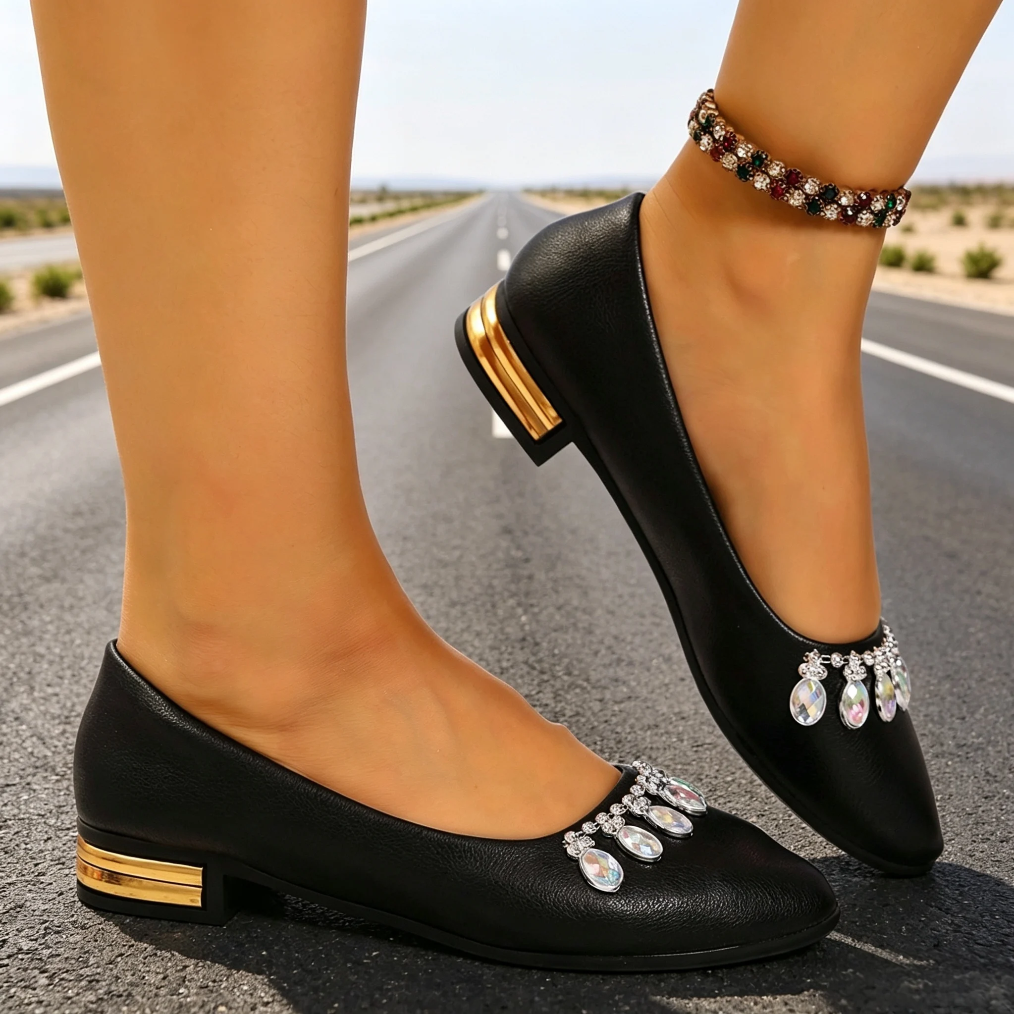 Women Flats Pointed Toe Ballet - огляд і ціна Women'S Fashion Shoes