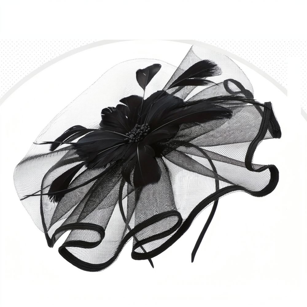 Fashion Mesh Feather Hair Acce - огляд і ціна Women'S Fashion Kentucky Derby