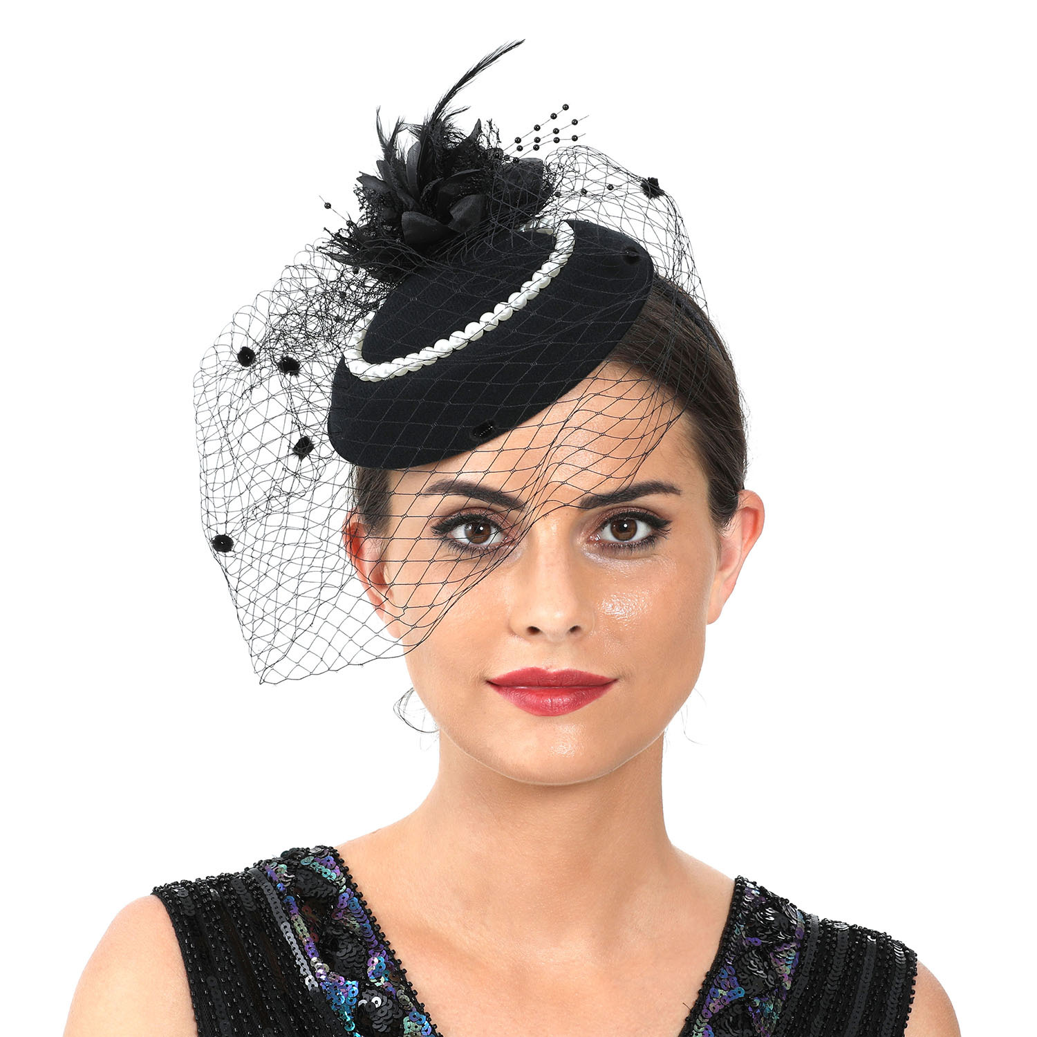 Women Feather Fascinator Hat w - огляд і ціна Women'S Fashion Kentucky Derby